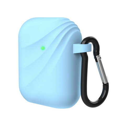 Estuche de silicona para los AirPods con mosquetón