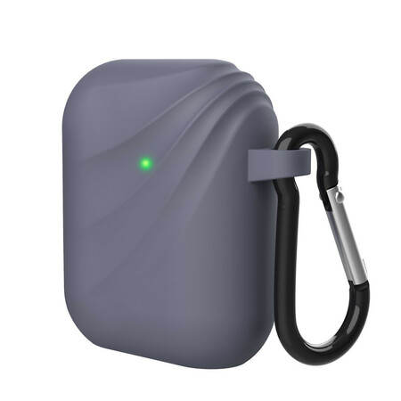 Estuche de silicona para los AirPods con mosquetón