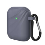 Estuche de silicona para los AirPods con mosquetón