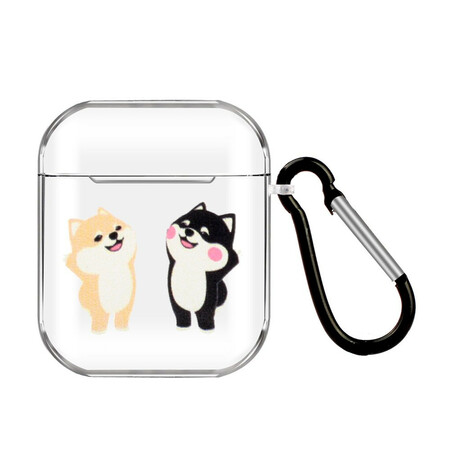 Estuche de silicona para los AirPods con mosquetón