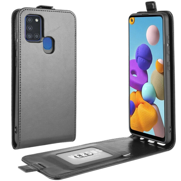 Samsung Galaxy A21s Funda plegable efecto piel