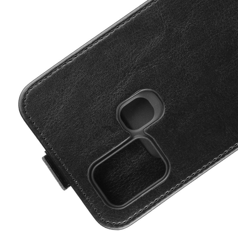 Samsung Galaxy A21s Funda plegable efecto piel