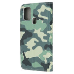 Funda de camuflaje militar para Samsung Galaxy A21s