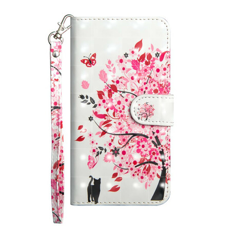 Funda Samsung Galaxy A21s Árbol Rosa