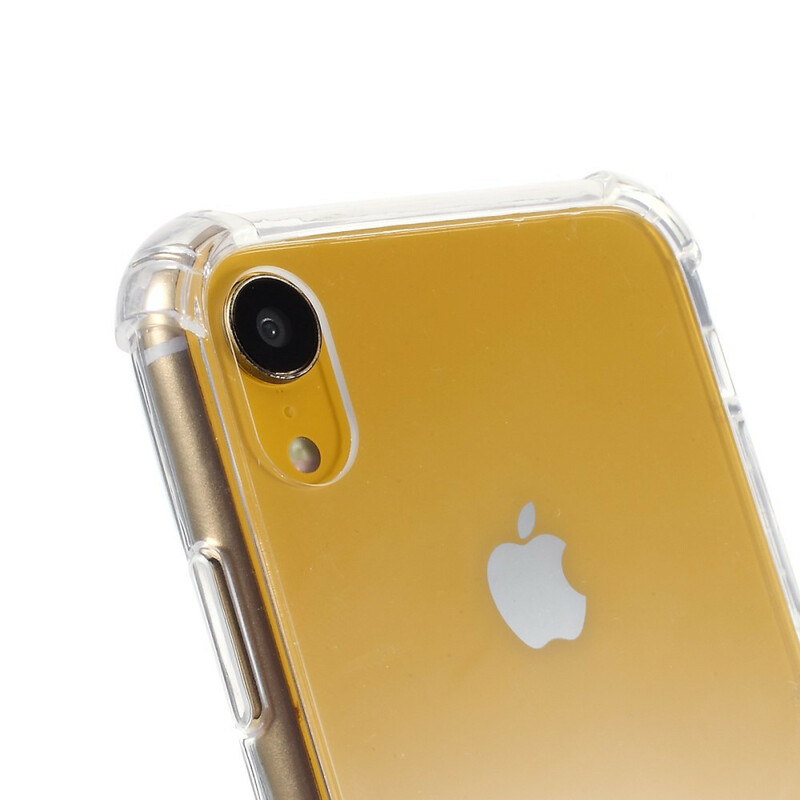 Funda híbrida para el iPhone XR con cable de color