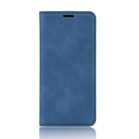 Funda abatible iPhone XR Efecto piel suave