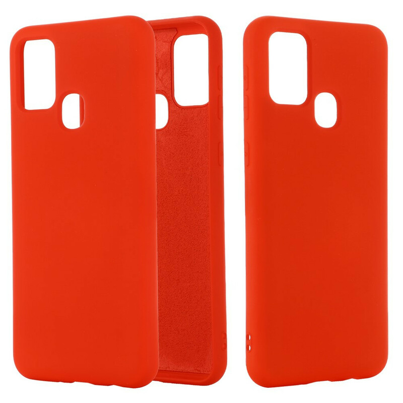 Funda de silicona líquida para Samsung Galaxy A21s Funda de silicona líquida para Samsung Galaxy A21s