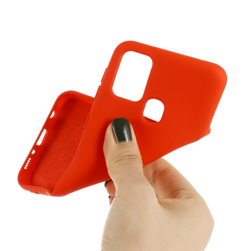 Funda de silicona líquida para Samsung Galaxy A21s Funda de silicona líquida para Samsung Galaxy A21s