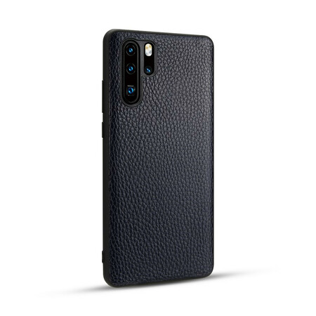 Funda de cuero genuino Huawei P30 Pro Lychee