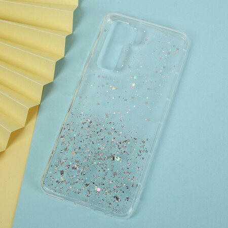 Funda de polvo brillante para Huawei P40 Lite 5G