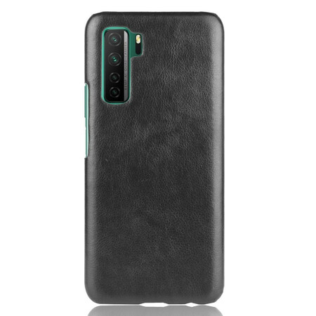 Huawei P40 Lite 5G Funda Efecto Cuero Rendimiento Litchi