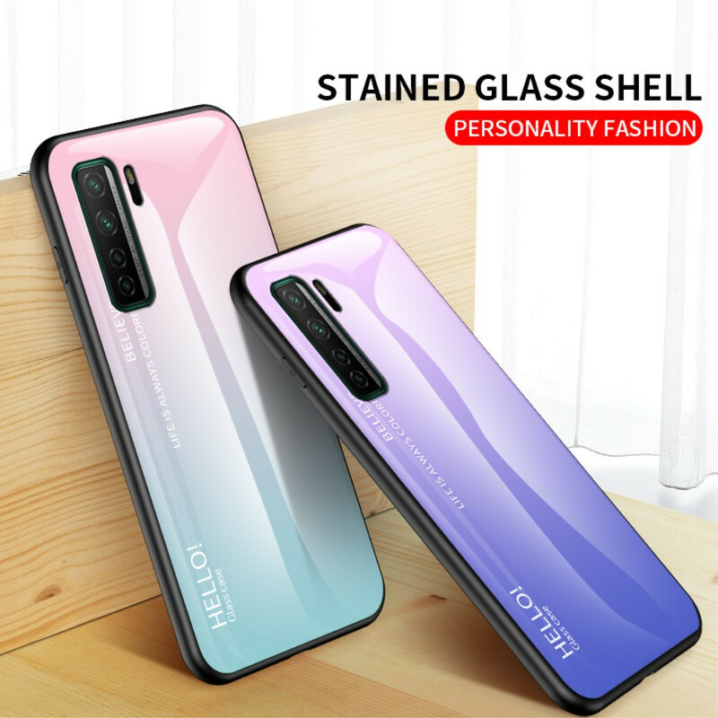 Funda de cristal templado Huawei P40 Lite 5G Hola