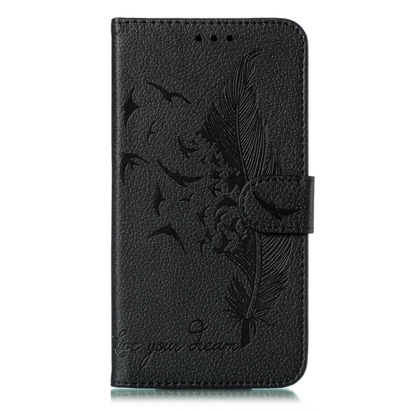 Funda de polipiel para Samsung Galaxy A21s Vive tu sueño