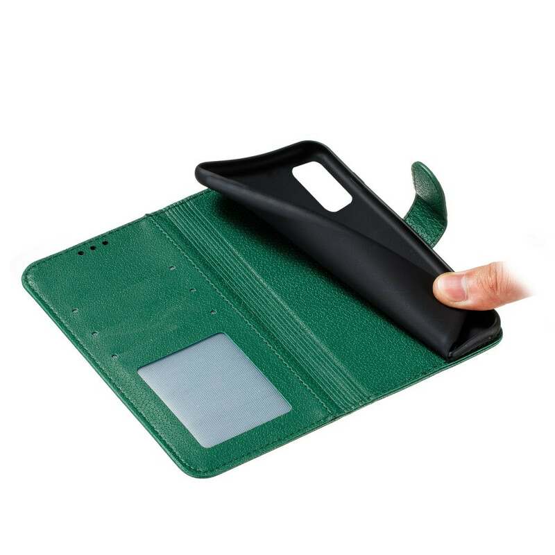 Funda de polipiel para Samsung Galaxy A21s Vive tu sueño Funda de polipiel para Samsung Galaxy A21s Vive tu sueño