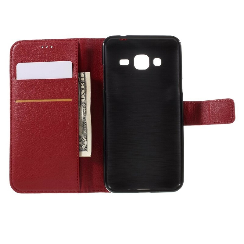 Funda de polipiel para Samsung Galaxy J3 2016