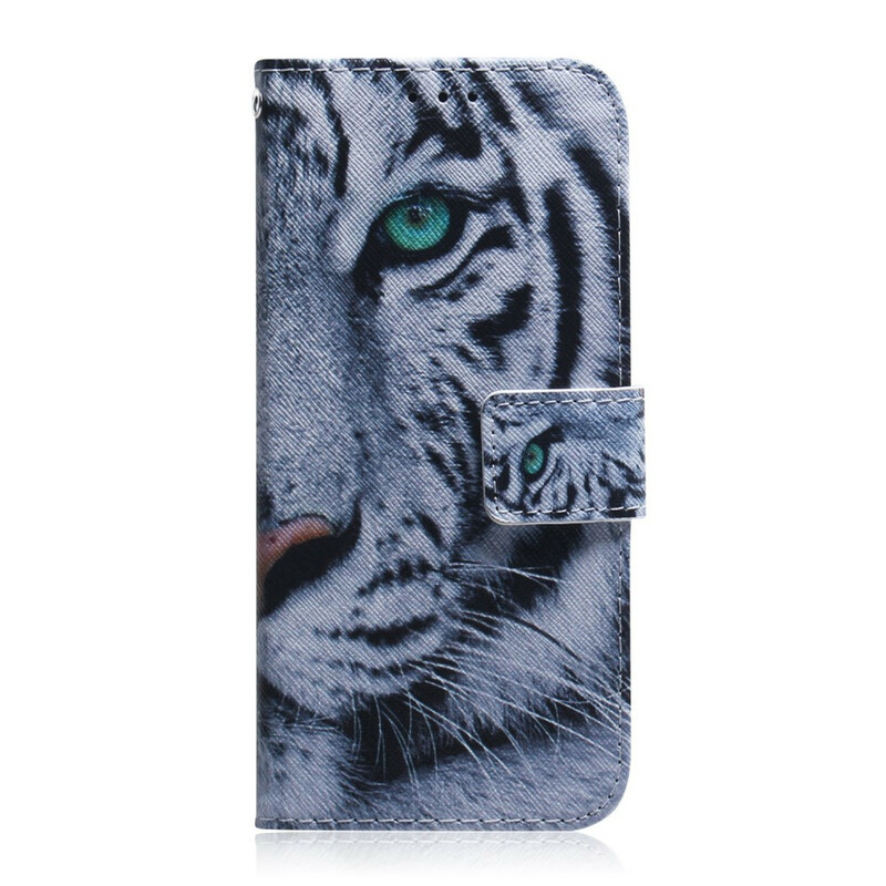 Funda de cara de tigre para el Samsung Galaxy A21s