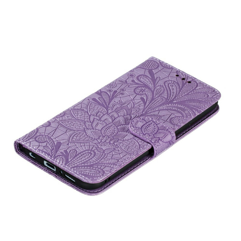 Funda con colgante de flor tribal para Samsung Galaxy A21s