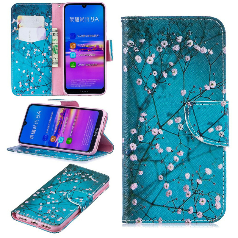 Funda de árbol de flores para el Honor 8A