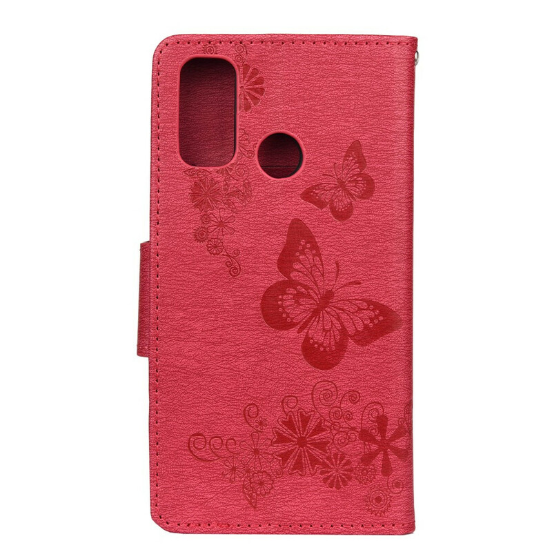 Funda Huawei P smart 2020 Splendid Butterflies con colgante Funda Huawei P smart 2020 Splendid Butterflies con colgante
