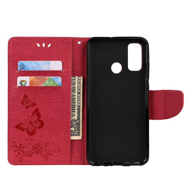 Funda Huawei P smart 2020 Splendid Butterflies con colgante Funda Huawei P smart 2020 Splendid Butterflies con colgante