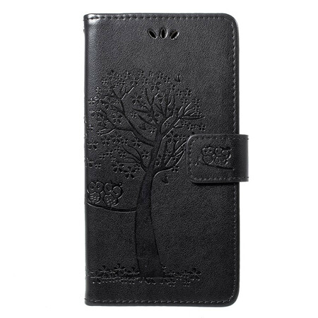 Funda con colgante de árbol y búho para el Honor 8A