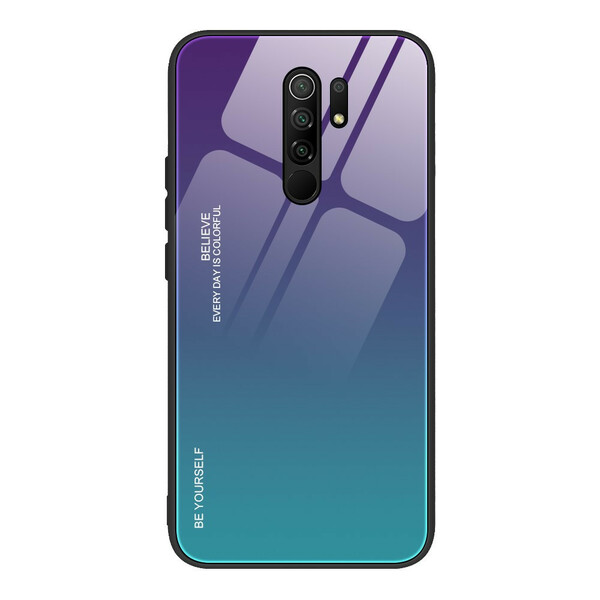 Funda de cristal templado para el Xiaomi Redmi 9 Sé tú mismo