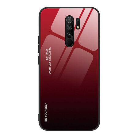 Funda de cristal templado para el Xiaomi Redmi 9 Sé tú mismo