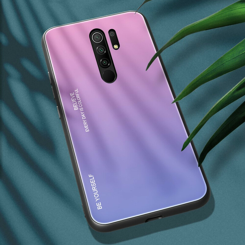 Funda de cristal templado para el Xiaomi Redmi 9 Sé tú mismo