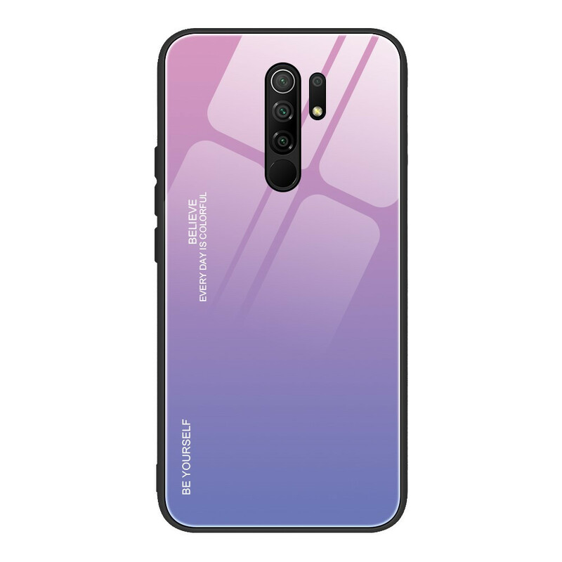 Funda de cristal templado para el Xiaomi Redmi 9 Sé tú mismo