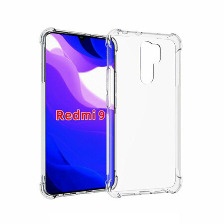 Xiaomi Redmi 9 Funda Transparente Esquinas Reforzadas
