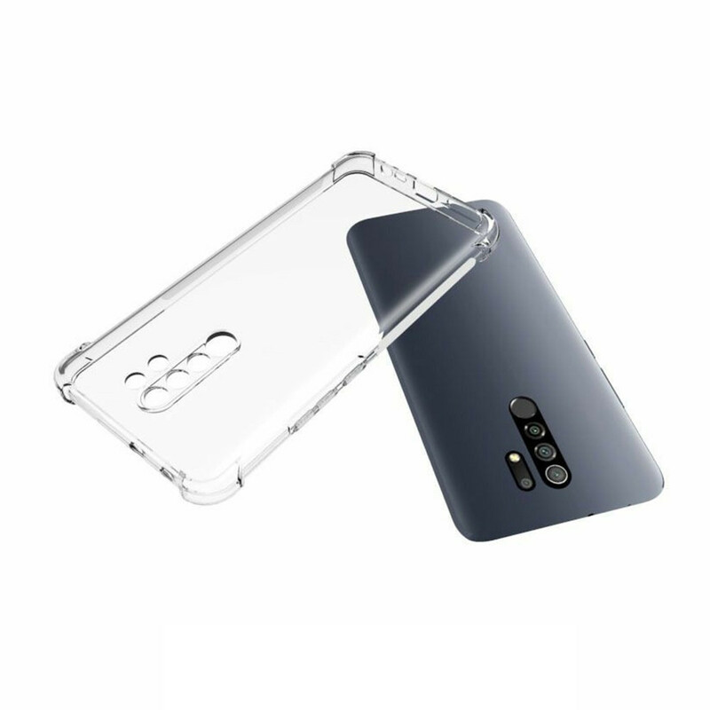 Xiaomi Redmi 9 Funda Transparente Esquinas Reforzadas