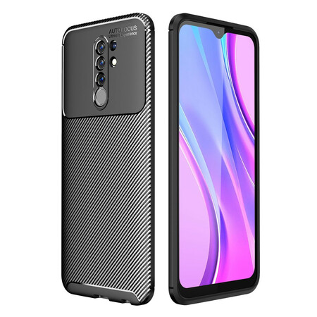 Funda flexible de fibra de carbono para el Xiaomi Redmi 9