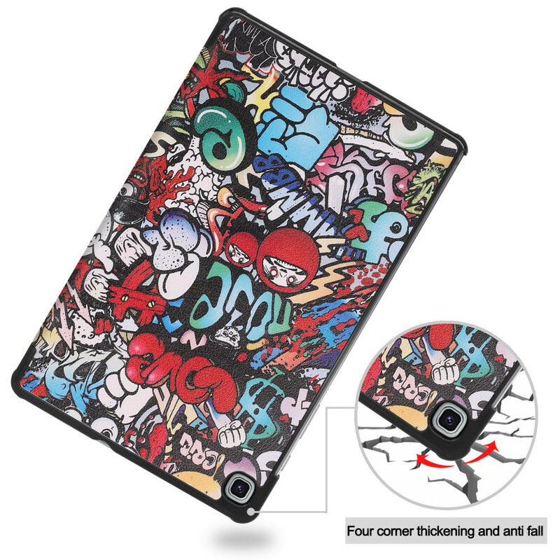 Funda inteligente Samsung Galaxy Tab S6 Lite Graffiti Fun