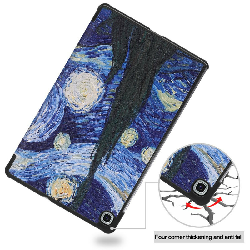 Funda inteligente Samsung Galaxy Tab S6 Lite Starry Night