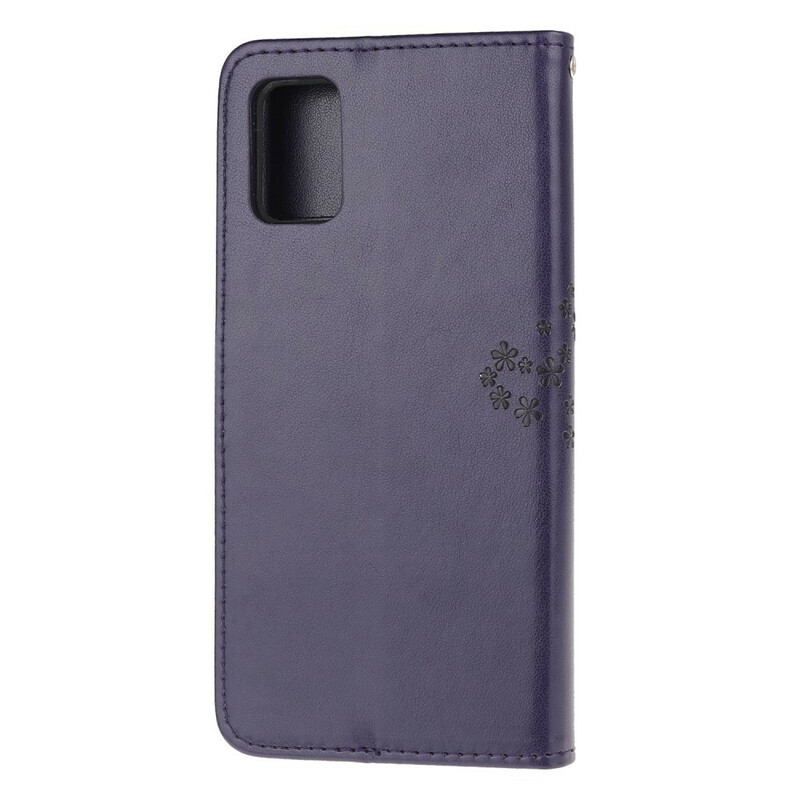 Funda Samsung Galaxy S10 Lite Árbol y búhos con colgante