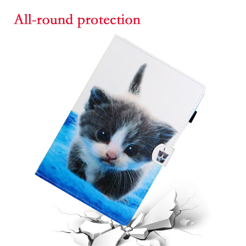Funda de gatito para Samsung Galaxy Tab S6 Lite