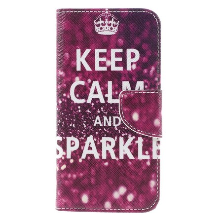 Funda Samsung Galaxy S7 Edge Keep Calm and Sparkle