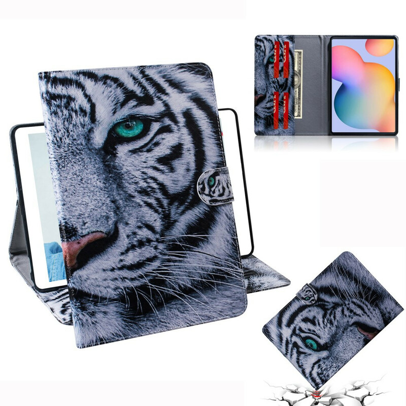 Funda Samsung Galaxy Tab S6 Lite Tiger Head