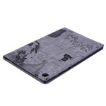 Funda para Samsung Galaxy Tab S6 Lite Vintage Card Funda para Samsung Galaxy Tab S6 Lite Vintage Card