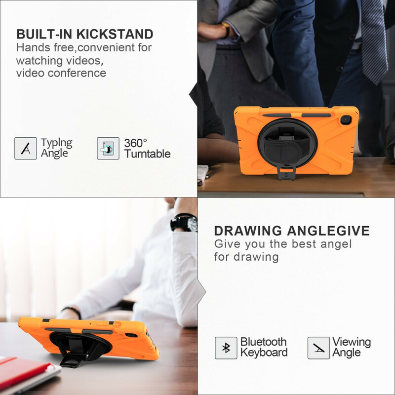 Samsung Galaxy Tab S6 Lite Funda rígida de Utra con colgante