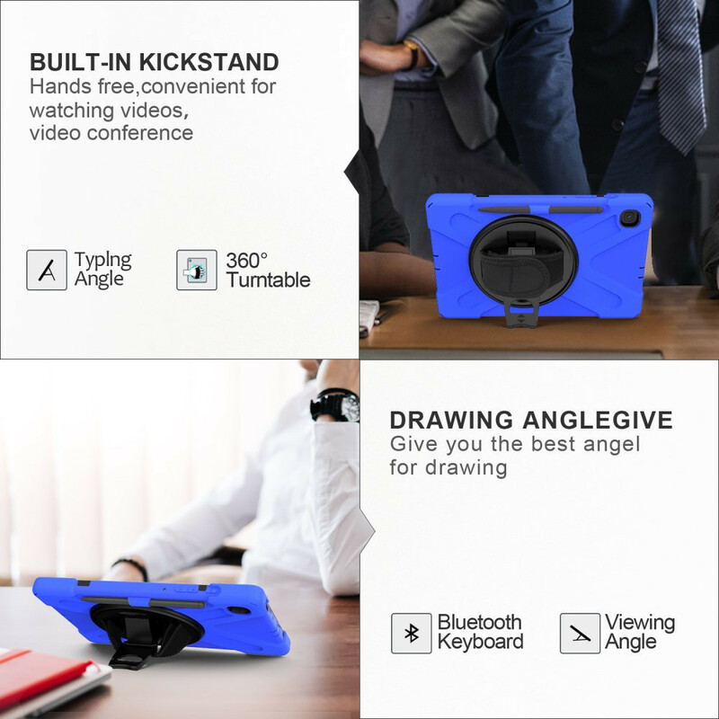 Funda resistente a los rayos Utra del Samsung Galaxy Tab S6 Lite con colgante Funda resistente a los rayos Utra del Samsung Galaxy Tab S6 Lite con colgante