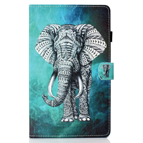 Samsung Galaxy Tab S5e Funda Tribal Elefante