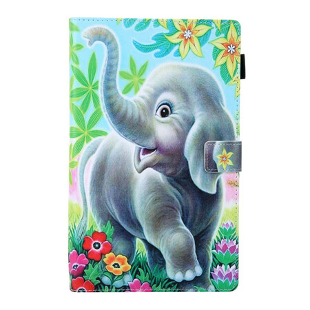 Funda de elefante divertido para Samsung Galaxy Tab A 10.1 (2019)