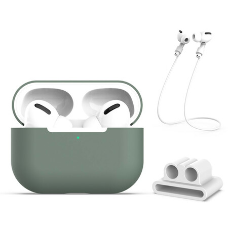 Estuche de silicona de los AirPods Pro con cable de auriculares