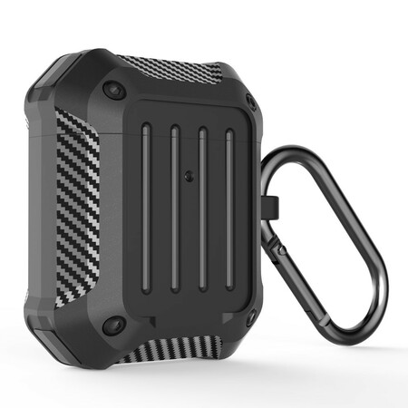 Estuche súper resistente de los AirPods con mosquetón WIWU