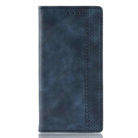 Funda Flip Cover Huawei Y5p Vintage Efecto Cuero Elegante