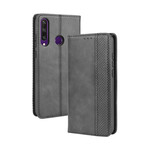 Flip Cover Huawei Y6p Efecto Cuero Estilo Vintage