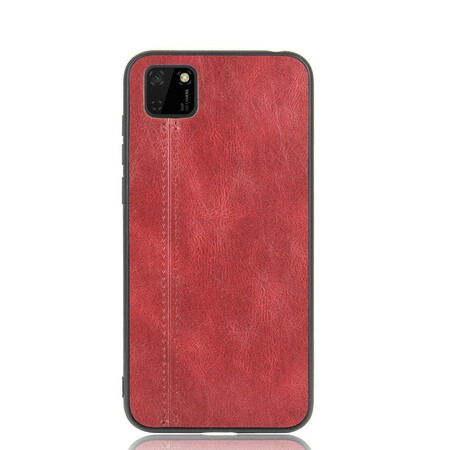 Funda de cuero estilo Huawei Y5p costuras