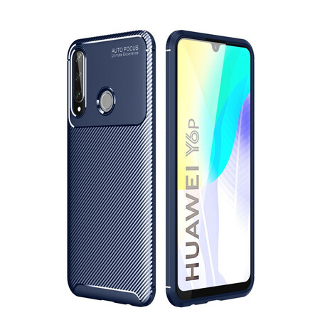 Funda flexible de fibra de carbono para Huawei Y6p