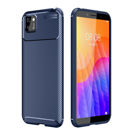 Funda flexible de fibra de carbono para el Huawei Y5p